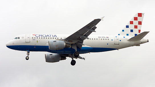 9A-CTL ✈ Croatia Airlines Airbus A319-112