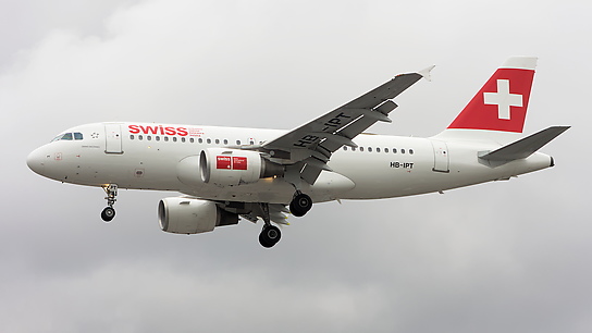 HB-IPT ✈ Swiss International Air Lines Airbus A319-112