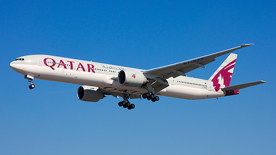 A7-BAK ✈ Qatar Airways Boeing 777-3DZER