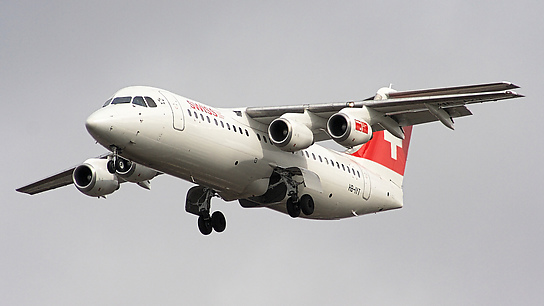 HB-IYT ✈ Swiss European Air Lines British Aerospace Avro RJ100