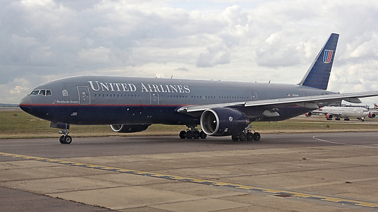 N793UA ✈ United Airlines Boeing 777-222ER