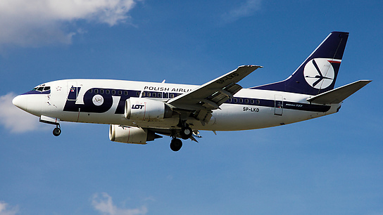 SP-LKD ✈ LOT Polish Airlines Boeing 737-55D