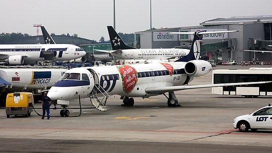 SP-LGD ✈ LOT Polish Airlines Embraer ERJ-145EP