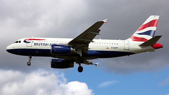 G-EUPT ✈ British Airways Airbus A319-131